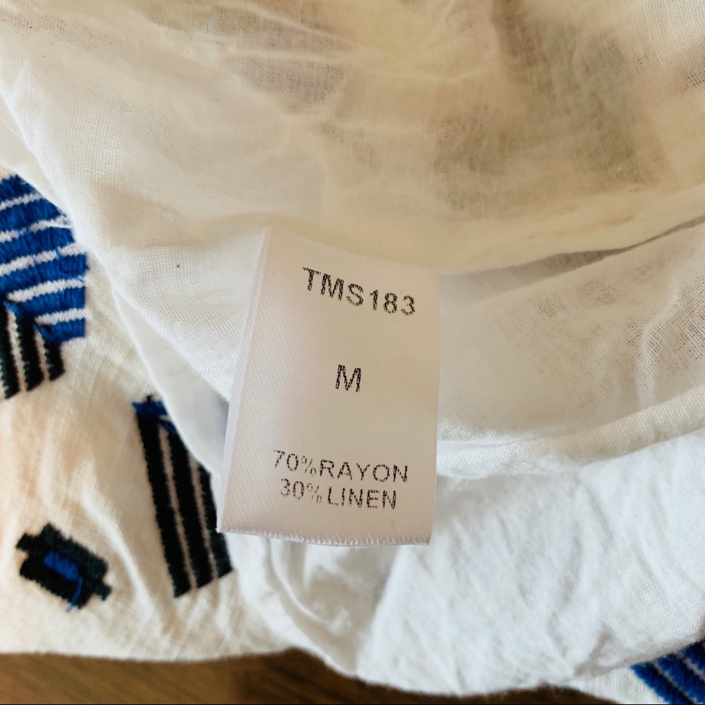 THML Patterned Linen Mini Skirt - Picture 4 of 5